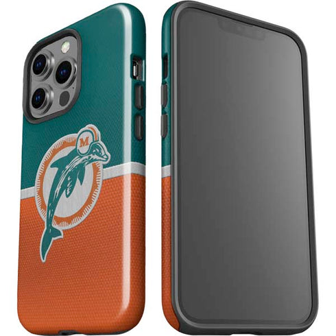 NFL Miami Dolphins Vintage iPhone 15 Pro Impact Case
